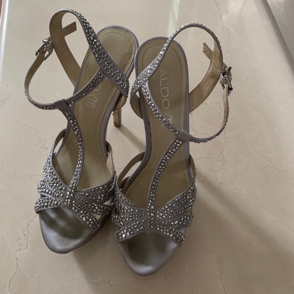 Aldo silver heels - Picture 2 of 5